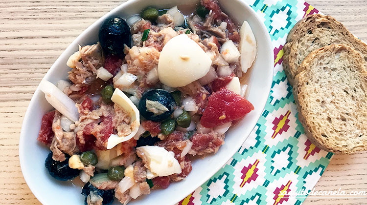 ensalada fresca de atún