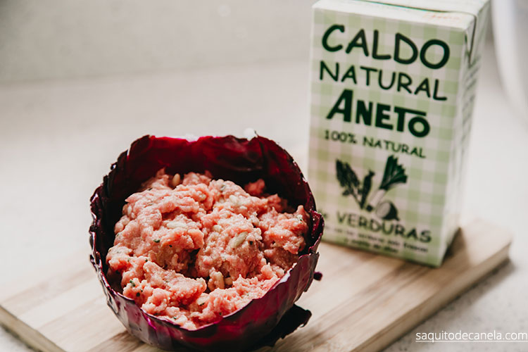 pelotas en col lombarda