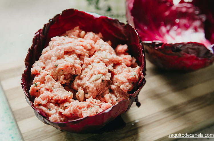 pelotas en col lombarda